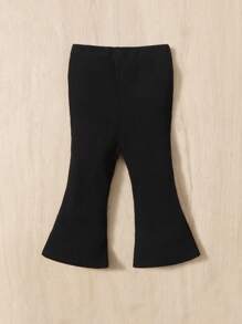 Baby Solid Flare Leg Trousers
