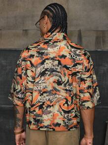 AXEPEAK 男士梭织休闲日常衬衫 - 彩色 - 查看 2