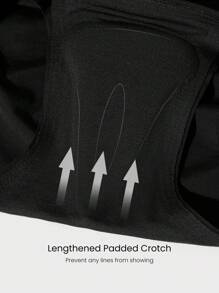 GLOWMODE 2 Packs Bye Bye Lines Lightweight Breathable Stretchy Seamless High-Waist Foam Pads Briefs Underwear Daily Casual Wear - Black - View 4