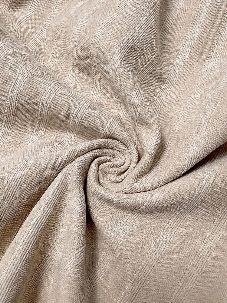 Elaquor Plus Size Women's Fashionable Elegant Lace Patchwork Button Down Long Sleeve Shirt Clothes For Women Spring - Apricot - View 7