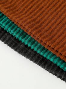 SHEIN 6pcs/Set Toddler Boys' Knitted Crew Neck Long Sleeve Sweater And Pants Set,All Shades Of Brown,Autumn,Casual,Family Matching Textured Fuzzy Outfits - Multicolor - View 5