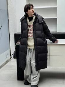 DAZY Youth (Boys) Padded Coat, Fall - Black - View 1