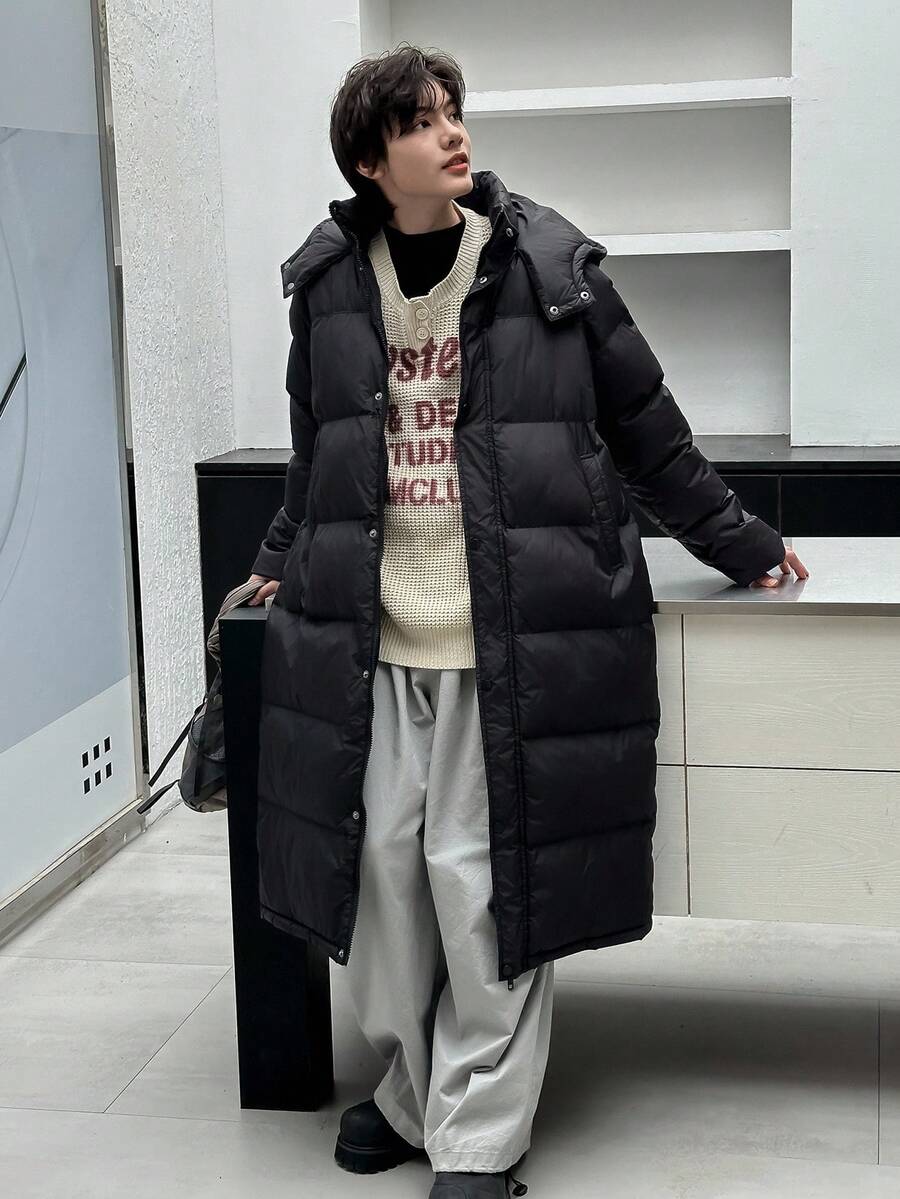 DAZY Youth (Boys) Padded Coat, Fall - Black - View 1