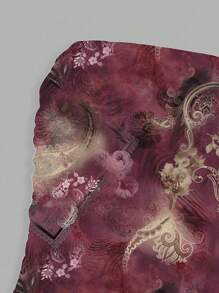 SHEIN EZwear 女士休闲花卉印花吊带背心 - 白色 - 查看 5