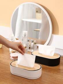 Hộp đựng khăn giấy hình bầu dục kiểu Bắc Âu, hộp đựng khăn giấy để bàn sáng tạo, hộp đựng khăn giấy trang trí. - Nhiều màu - Xem 21