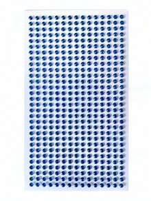 SHEIN 1 件套水钻什锦贴纸套装，闪亮 DIY 工艺贴纸，适用于剪贴簿、日记本、拼贴画、卡片制作、手机壳装饰、笔记本电脑、水瓶、规划师、礼品包装 - 用于美学项目的自粘宝石 - 白色 - 查看 24