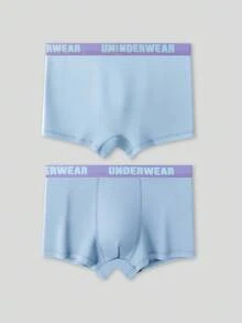 5条装 舒适休闲多色大男孩平角内裤 - 彩色 - 查看 3