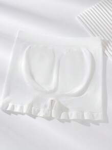 SHEIN 5 条装女士无缝弹力平角内裤，适合所有季节和日常穿着 - 彩色 - 查看 4