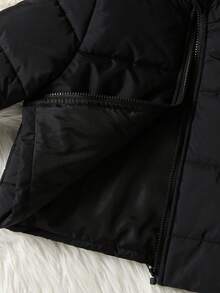 Genkimix Kids 男童字母印花拉链冬季夹克 - 彩色 - 查看 3