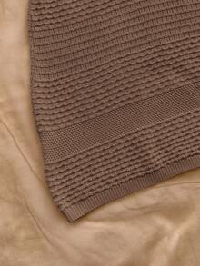 Soleia 金属海星装饰意大利面表带领带镂空合身女式针织连衣裙，适合度假、音乐节、波西米亚、假日、约会、下午茶、海滩 - 棕色 - 查看 5