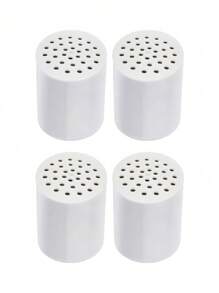 Confezione da 4 cartucce di ricambio per filtro doccia a 20 stadi - Depuratore universale per acqua dura, rimuove cloro, metalli pesanti, ferro e sedimenti, ammorbidente ad alta resa per una pelle e capelli sani