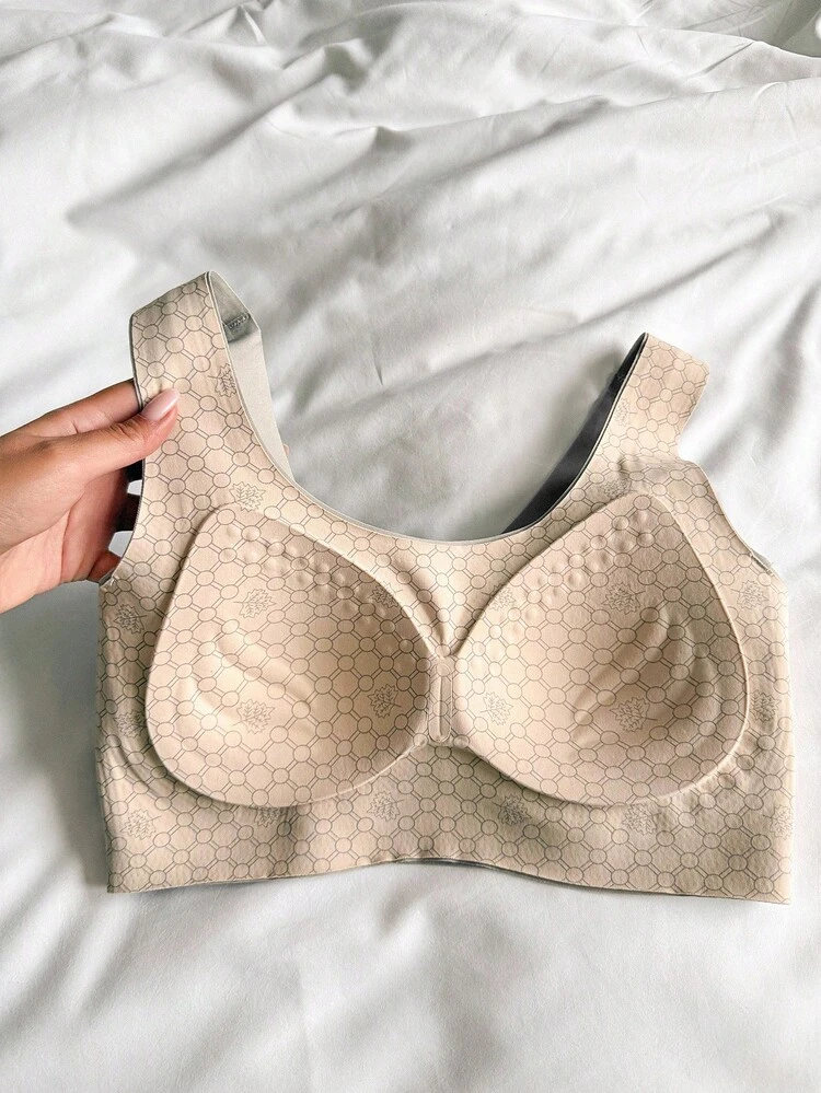 Solid Color Seamless Padded Wireless Bra For Women Lingerie For Women