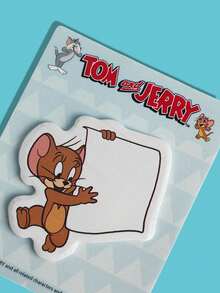 TOM & JERRY X SHEIN 便利贴套装-可爱卡通便签本，适用于办公室学校用品
