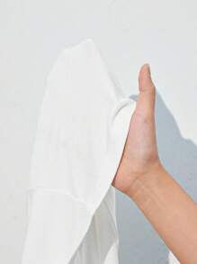 Maija ملابس علوية أبيض كاجوال صيفي للسيدات البدينات، بتصميم أنيق وأنيق على الطراز البوهيمي، مناسب للشاطئ والعطلات الصيفية، ملائم للارتداء في المكتب والخروج والعمل والتخرج والعطلات الأوروبية والعمل في هاواي - أبيض - مشاهدة 9