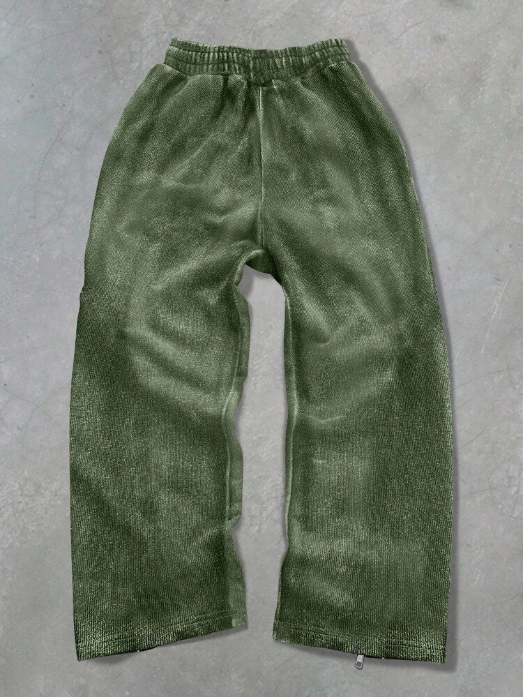 PAVTROS 男士松紧腰抽绳休闲运动裤，百搭 - 彩色 - 查看 2