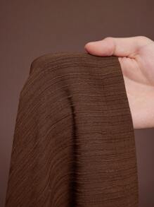 Veslaya 2025 New Spring/Fall Solid Color Jam Color V-Neck Solid Shirt With Flared Sleeves And Wide Leg Pants Set,Fall Clothes For Women - Brown - View 10