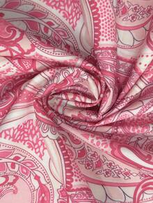 LanaWest Women's Boho Printed Drawstring Waist Long Skirt For Vacation And Daily Casual Wear, Spring/Summer