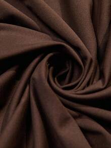 Wildy Vestido túnica básico de estilo campestre americano casual en color marrón, ropa de casa, vestido para desayuno, uniforme de trabajo de maestro, vestido largo