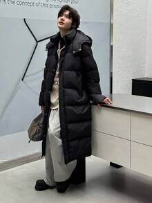 DAZY Youth (Boys) Padded Coat, Fall - Black - View 2