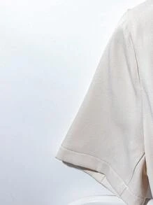 Franclia Conjunto de traje sin mangas con solapa para mujer - Albaricoque - Ver 6