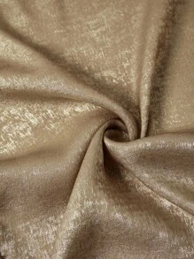 Gownix Women's Everyday Gold Wrap Tie Long Sleeve Blouse - Gold - View 6