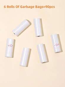 SHEIN 90 CÁI/6 Cuộn 30x22cm Túi đựng rác mini dùng một lần Túi đựng rác nhựa nhỏ cho nhà bếp, phòng tắm, văn phòng, nhà hàng, máy tính để bàn, vệ sinh, lưu trữ, lót thùng rác, chống rò rỉ, kiểm soát mùi hôi, nhà, du lịch, ô tô, cắm trại, vật dụng gia đình thiết yếu - Nhiều màu - Xem 18
