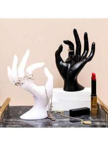 SHEIN 手工制作的艺术造型桌面收纳架，适合展示戒指、手镯、手表等物品