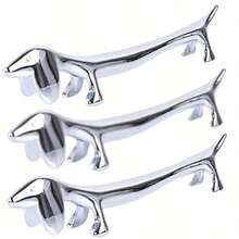 1 件不锈钢狗/鹿筷子架，日式可爱筷子架，汤匙架，刀叉架，腊肠犬餐具架，家居装饰，餐桌装饰，厨房，圣诞礼物