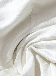 Franclia Vest vest nữ không tay thường xuyên jacquard - trắng - Xem 6