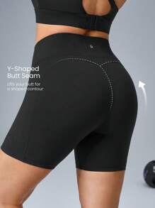 GLOWMODE 6 英寸 FeatherFit™ 塑腹骑行短裤 健身房夏季健身