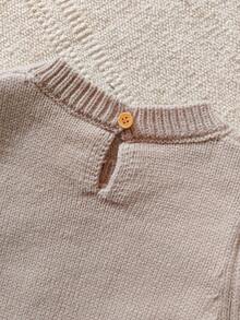 Vintaside Kids Infant Boys' Cute Bear Pocket Long Sleeve Jumpsuit Fall Winter - Brown - View 7