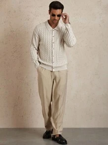 Claim Dot Áo khoác cardigan nam thường ngày, đơn giản và thời trang, phù hợp cho công việc và đi làm - Nhiều màu - Xem 3
