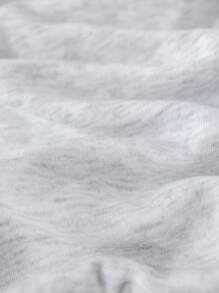 Cozy Pixies 2 件套男婴卡通熊图案针织柔软圆领长袖套头衫和松紧腰裤套装 - 彩色 - 查看 8