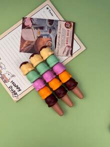 1 Stück süße fluoreszierende Stifte, geeignet für Schule und Büro fluoreszierende Marker und Kinder Graffiti Rückkehr zur Schule - Verschiedenfarbig - Übersicht 9