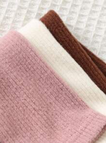 Cozy Pixies Newborn Baby Elastic Waist Ribbed Leggings Chic For Autumn/Winter Fall - Multicolor - View 8