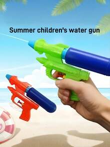 Zazumi 1/2/3PCS 7.48 * 3.93in Large Capacity Durable Powerful Spray Remote Color Outdoor Water Gun Toy, Suitable For Swimming Pool Beach Water Fighting Summer Fun Splashing War Game Party Family Reunion Backyard Play - Multicolor - View 2