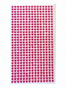 SHEIN 1 件套水钻什锦贴纸套装，闪亮 DIY 工艺贴纸，适用于剪贴簿、日记本、拼贴画、卡片制作、手机壳装饰、笔记本电脑、水瓶、规划师、礼品包装 - 用于美学项目的自粘宝石 - 白色 - 查看 16