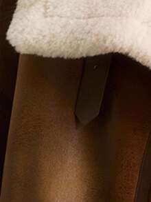 Briarwyn Fashionable Versatile Retro Fleece Warm Brown Jacket, Autumn/Winter,Fall Clothes For Women ,Old Money Style Women,Women's Winter Jacket,Chic Women's Jacket - Coffee Brown - View 8