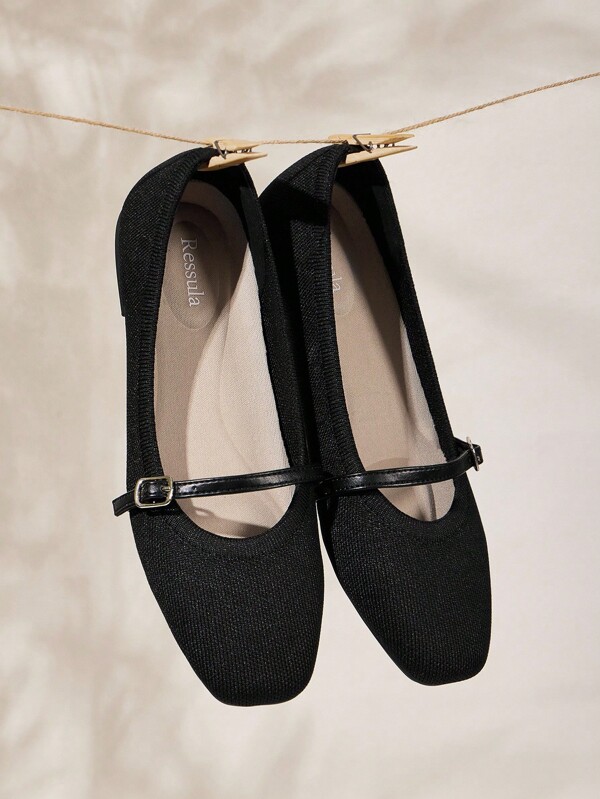 Ressula Zapatos planos de mujer con diseño cómodo y transpirable
