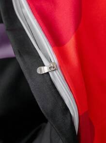 Miraculous Ladybug X SHEIN Juego de Edredón con estampado de lunares y letras de dibujos animados, suave y cálido, diseño sencillo - Multicolor - Ver 7