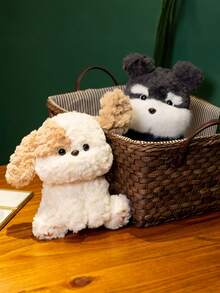 POKOJA LAND 1pc Plush Soft Stuffed Animal Doll Cute Puppy Dog Toy Figure Decor Gift For Women Girls Birthday Christmas Valentine Home Room Decorations Kawaii Pet Lover Present Party Favors Cartoon Animal Stuffed Toy - Multicolor - View 10