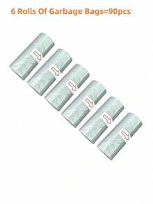 SHEIN 90 CÁI/6 Cuộn 30x22cm Túi đựng rác mini dùng một lần Túi đựng rác nhựa nhỏ cho nhà bếp, phòng tắm, văn phòng, nhà hàng, máy tính để bàn, vệ sinh, lưu trữ, lót thùng rác, chống rò rỉ, kiểm soát mùi hôi, nhà, du lịch, ô tô, cắm trại, vật dụng gia đình thiết yếu - Nhiều màu - Xem 20