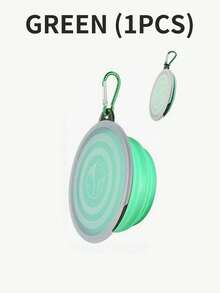 2pcs Portable Collapsible Dog Bowls With Lids - Travel-Friendly Food And Water Bowls With Lids