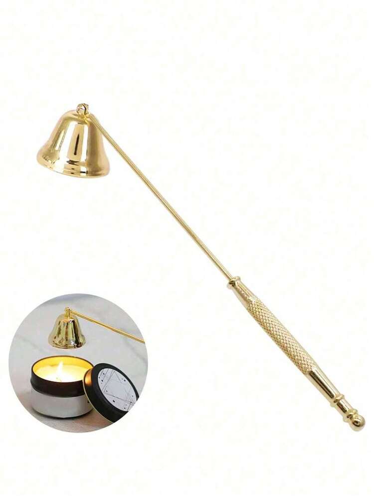 1 件黑金不锈钢烛剪蜡勺工具套装带手柄，适合蜡烛爱好者家居装饰礼物生日毕业派对必备品 - 金色 - 查看 13