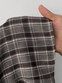 Sweetra Plus Size Women's Puff Sleeve Blouse And Plaid Skirt 2 Pieces Set Plaid Dress Checkered Clothes Gothic Summer Clothes Vintage Clothes  Vintage - Multicolor - View 6