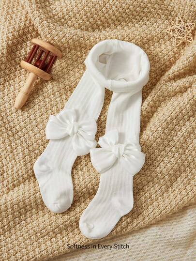 Cozy Pixies 1件装女宝宝可爱简约保暖厚实柔软舒适打底裤