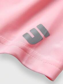 JNSQ Pantalon corsaire de compression pour sports de plein air pour préadolescentes, retour à l'école. Shorts leggings ajustés pour enfants avec couture quadruple aiguille six fils sans couture, pour l'extérieur.