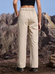 In My Nature Damen Wanderhosen, Outdoor Hosen, Wanderhosen, leichte Wanderhose, locker sitzende Fallschirmhose, Wanderhosen, Outdoor Cargohosen, Outdoor Wanderhosen, Herbst Winter, Winterhosen, Cargohosen, warme Hosen, warme Hosen, Khakihosen, Freizeithosen, Alltagshosen, dicke Thermohosen - Beige - Übersicht 6