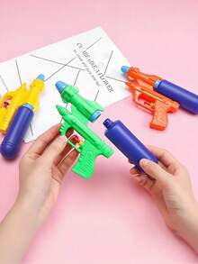 Zazumi 1/2/3PCS 7.48 * 3.93in Large Capacity Durable Powerful Spray Remote Color Outdoor Water Gun Toy, Suitable For Swimming Pool Beach Water Fighting Summer Fun Splashing War Game Party Family Reunion Backyard Play - Multicolor - View 8