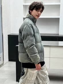 DAZY 青少年男童秋季棉服外套 - 藍色 - 查看 7